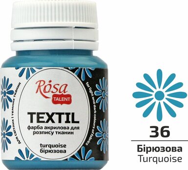Boja za tekstil  Rosa Talent Boja za tkanine Turquoise (36) 20 ml 1 kom - 2