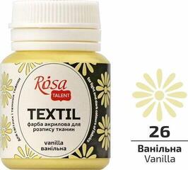 Culaore textilă Rosa Talent Vopsea de material Vanilla (26) 20 ml 1 buc. - 1