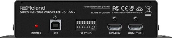 DMX Software, Interface Roland VC-1-DMX DMX Software, Interface - 4