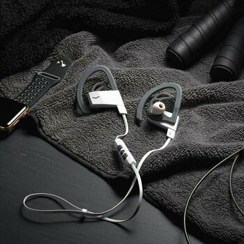 Wireless Ear Loop headphones V-Moda BassFit White - 8