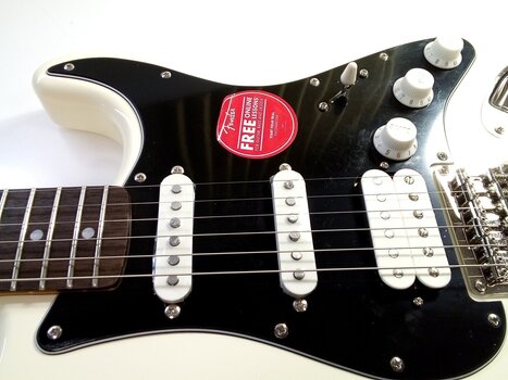 E-Gitarre Fender Squier Classic Vibe '70s Stratocaster HT HSS LRL Olympic White E-Gitarre (Neuwertig) - 3