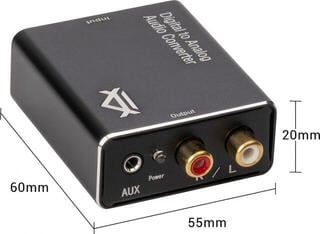 Hi-Fi DAC- og ADC-grensesnitt Veles-X DAC nOne Aluminum Hi-Fi DAC- og ADC-grensesnitt - 5