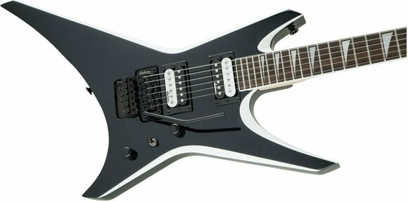 Elektrická kytara Jackson JS32 Warrior AH Black with White Bevels - 2