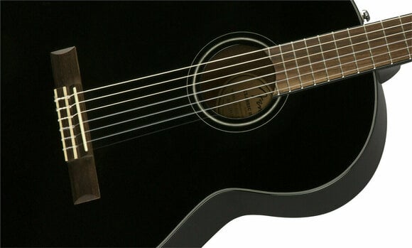 Klasická kytara Fender CN-60S Nylon WN 4/4 Černá - 4