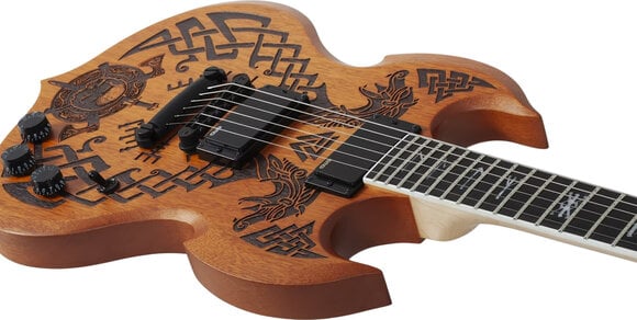 Električna gitara Wylde Audio Barbarian Carveworks Natural Satin Električna gitara - 7