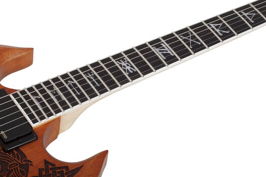 Električna gitara Wylde Audio Barbarian Carveworks Natural Satin Električna gitara - 10