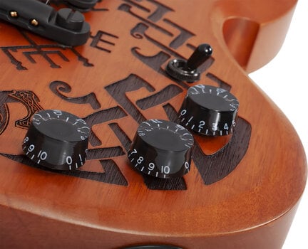 Električna gitara Wylde Audio Barbarian Carveworks Natural Satin Električna gitara - 15