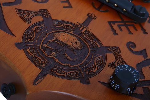 Električna gitara Wylde Audio Barbarian Carveworks Natural Satin Električna gitara - 17