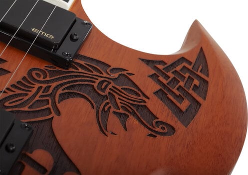 Električna gitara Wylde Audio Barbarian Carveworks Natural Satin Električna gitara - 18