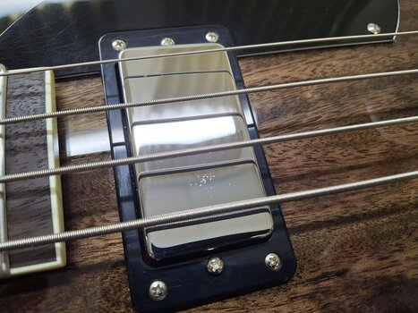 Baixo de 4 cordas Gretsch Electromatic CVT Bass DC LRL Bristol Fog Baixo de 4 cordas (Tao bons como novos) - 4