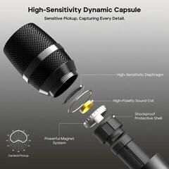 Bežični set Tribit Dual Wireless Microphone Bežični set 2402 MHz - 2480 MHz - 7