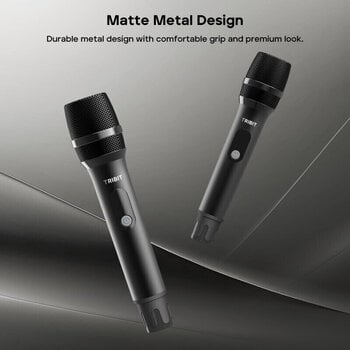 Bezdrôtový set Tribit Dual Wireless Microphone Bezdrôtový set 2402 MHz - 2480 MHz - 10