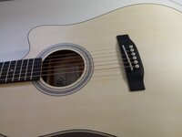 SX SD304TCE Natural guitarra eletroacústica