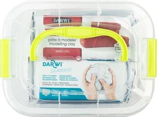 Self-Drying Clay Darwi Schoolpack Self-Drying Clay Classic + Terracotta 7 x 500 g - 2