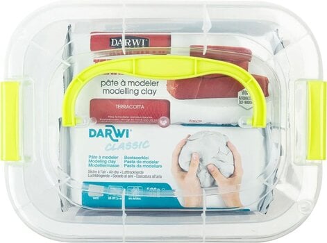 Samoschnoucí hmota Darwi Schoolpack Samoschnoucí hmota Classic + Terracotta 7 x 500 g - 3