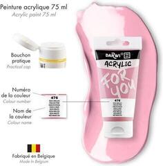 Akryylimaali Darwi Dfy Akryylimaali English Pink 75 ml 1 kpl - 2