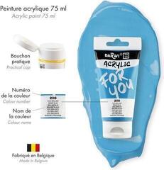 Akryylimaali Darwi Dfy Akryylimaali Bright Blue 75 ml 1 kpl - 1