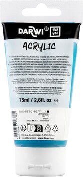 Acrylfarbe Darwi Dfy Acrylfarbe Bright Blue 75 ml 1 stk - 5