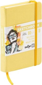 Blok za skiciranje Darwi Dfy Blok za crtanje 80 A6 140 g Soft Yellow - 2