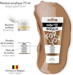 Akryylimaali Darwi Dfy Akryylimaali Natural Sienna 75 ml 1 kpl - 2