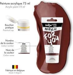 Akryylimaali Darwi Dfy Akryylimaali Burnt Sienna 75 ml 1 kpl - 2
