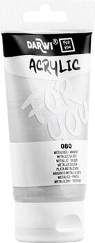 Akryylimaali Darwi Dfy Akryylimaali Metallic Silver 75 ml 1 kpl - 2