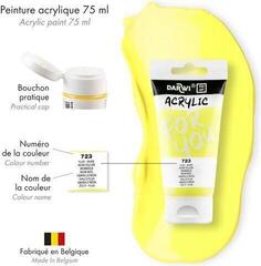 Akryylimaali Darwi Dfy Akryylimaali Neon Yellow 75 ml 1 kpl - 2