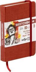 Skizzenbuch Darwi Dfy Skizzenbuch 80 A6 140 g Terracotta - 1