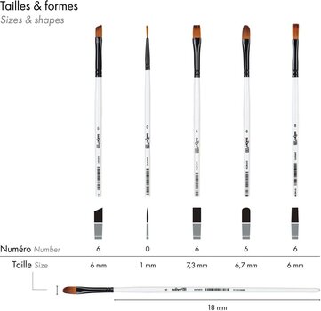 Pinsel Darwi Dfy Pinselset 5 Stück 5 Stück - 4
