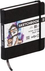 Skizzenbuch Darwi Dfy Skizzenbuch 80 14 x 14 cm 140 g Black - 1