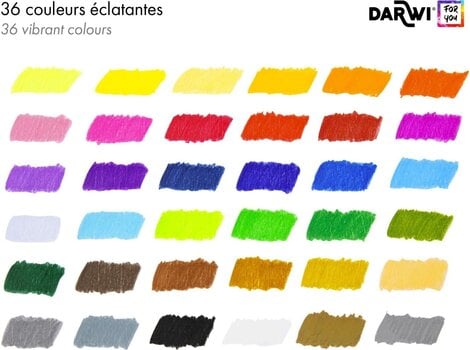Creion colorat Darwi Dfy Set creioane colorate 36 Bucăți - 6
