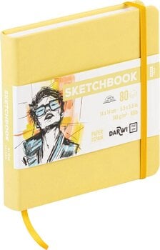 Blok za skiciranje Darwi Dfy Blok za crtanje 80 14 x 14 cm 140 g Soft Yellow - 2