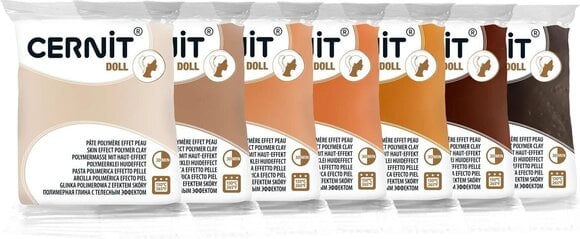 Polymer clay Cernit Doll Polymer clay White 56 g - 2