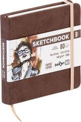 Skizzenbuch Darwi Dfy Skizzenbuch 80 14 x 14 cm 140 g Brown - 1