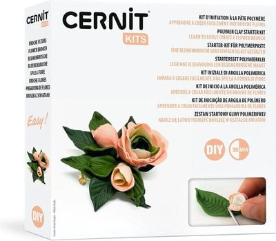Polimerna glina Cernit Starter Kit Polimerna glina Flower Brooch - 2