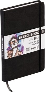 Skizzenbuch Darwi Dfy Skizzenbuch 80 14 x 21 cm 140 g Black - 2