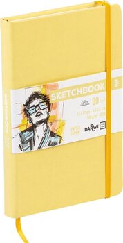 Blok za skiciranje Darwi Dfy Blok za crtanje 80 14 x 21 cm 140 g Soft Yellow - 2