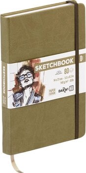 Skizzenbuch Darwi Dfy Skizzenbuch 80 14 x 21 cm 140 g Khaki - 2