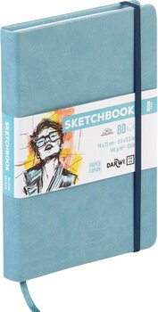 Blok za skiciranje Darwi Dfy Blok za crtanje 80 14 x 21 cm 140 g Soft Blue - 2