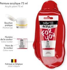 Akryylimaali Darwi Dfy Akryylimaali Fire Red 75 ml 1 kpl - 2