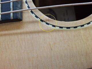 Folk Guitar SX TG1 Natural Folk Guitar (Damaged) - 2