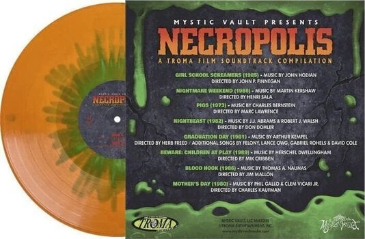 LP ploča Various Artists - Necropolis: A Troma Film Soundtrack Compilation (Limited Edition) (Gatefold Sleeve) (Orange Coloured) (LP) - 3