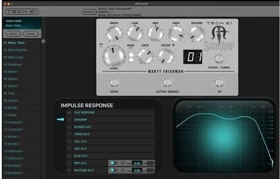 Gitaarversterker Tech 21 SansAmp Marty Friedman Signature Gitaarversterker - 6