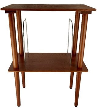 Namještaj za LP ploče Victrola Wooden Stand with Record Holder Namještaj za LP ploče Mahogany (Skoro novo) - 2