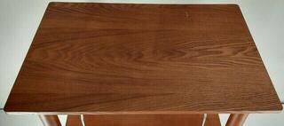 Nameštaj za LP ploče Victrola Wooden Stand with Record Holder Намештај за ЛП плоче Mahogany (Polovno) - 3