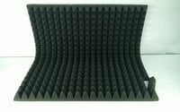 Audiotec S220-070 FR 95x95x7 Dark Grey Absorbent foam panel