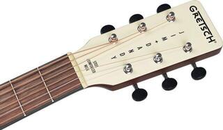Akustikgitarre Gretsch Jim Dandy Parlor LTD WN Vintage White Akustikgitarre - 4
