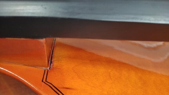 Kontrabas Valencia OB160G 4/4 Kontrabas (Poškozeno) - 2