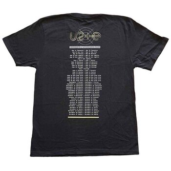 Skjorte U2 Stage Photo (Back Print & Ex-Tour) Black XL Skjorte - 2