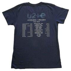 T-Shirt U2 I+E 2018 Tour Dates (Back Print & Ex-Tour) Navy Blue M Ladies T-Shirt - 1